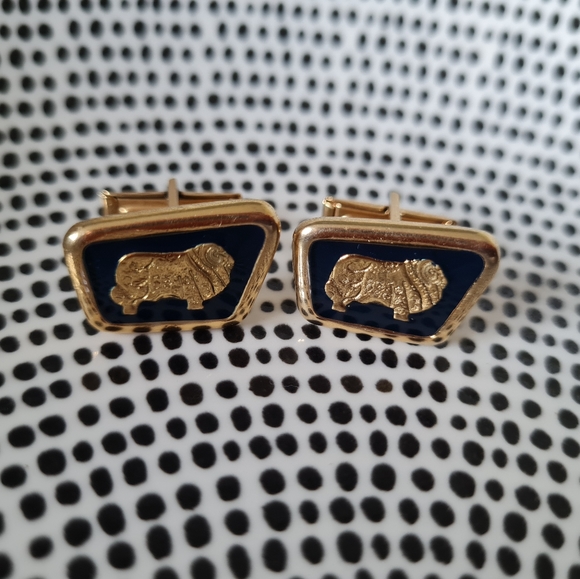 Vintage 1970s LEGA Golden Fleece Cufflinks Excellent Condition Anniversary Gift - Picture 2 of 5